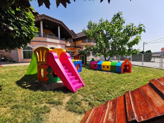 Mobilier - Aire de jeux et structure extérieure - Aire de jeux cubique avec tunnel