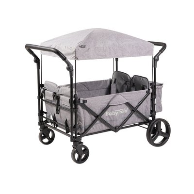 Puériculture - Poussette - Poussette Wagon 4 places Gris