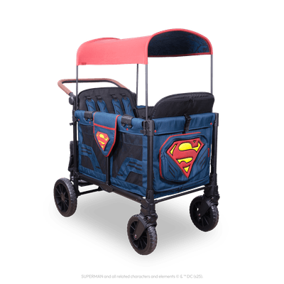 Puériculture - Poussette - Poussette wagon 4 places - Superman - 6 mois +