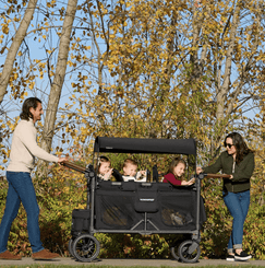 Puériculture - Poussette - Poussette wagon 6 places luxe pro - 6 mois +