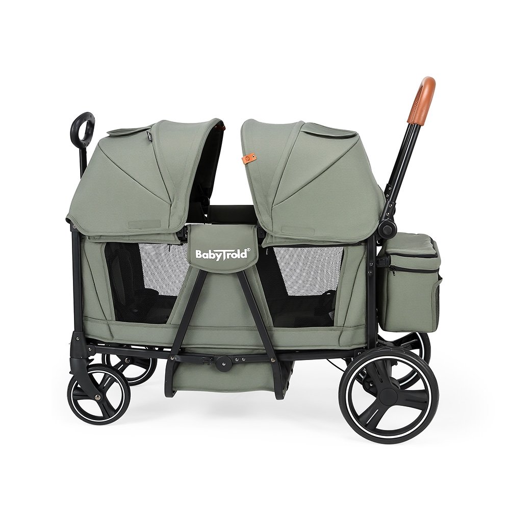 Poussette chariot Adventure Vert - 2 places - 6 mois +