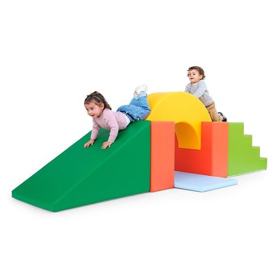 Motricité - Parcours de Motricité Maternelle - Grand Parcours de Motricité Avec Pont - 6 pièces - H 100 cm - v2