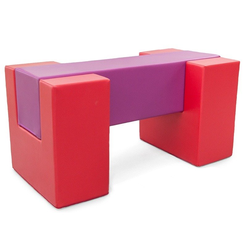 Parcours de motricité avec parallélépipède - 3 pièces - H 60 cm