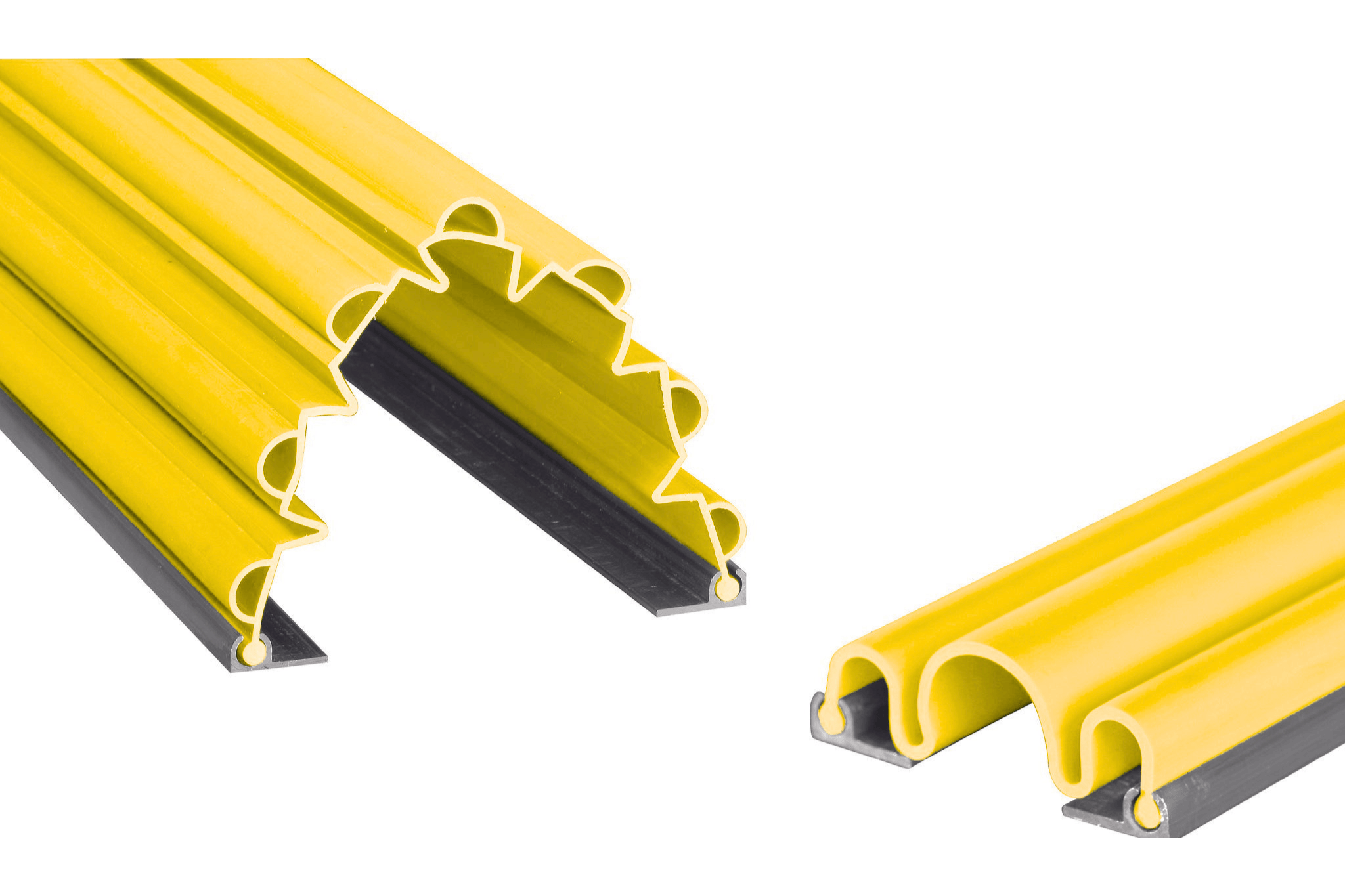 Kit anti pince-doigts 3 soufflets + 7 soufflets - 1400 mm - Jaune