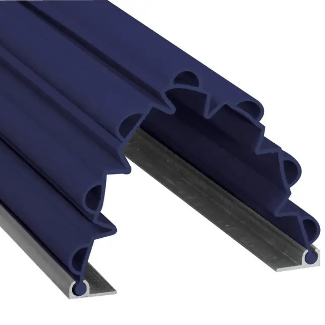 Anti pince-doigts Garomin 7 soufflets 1400 mm - Bleu foncé