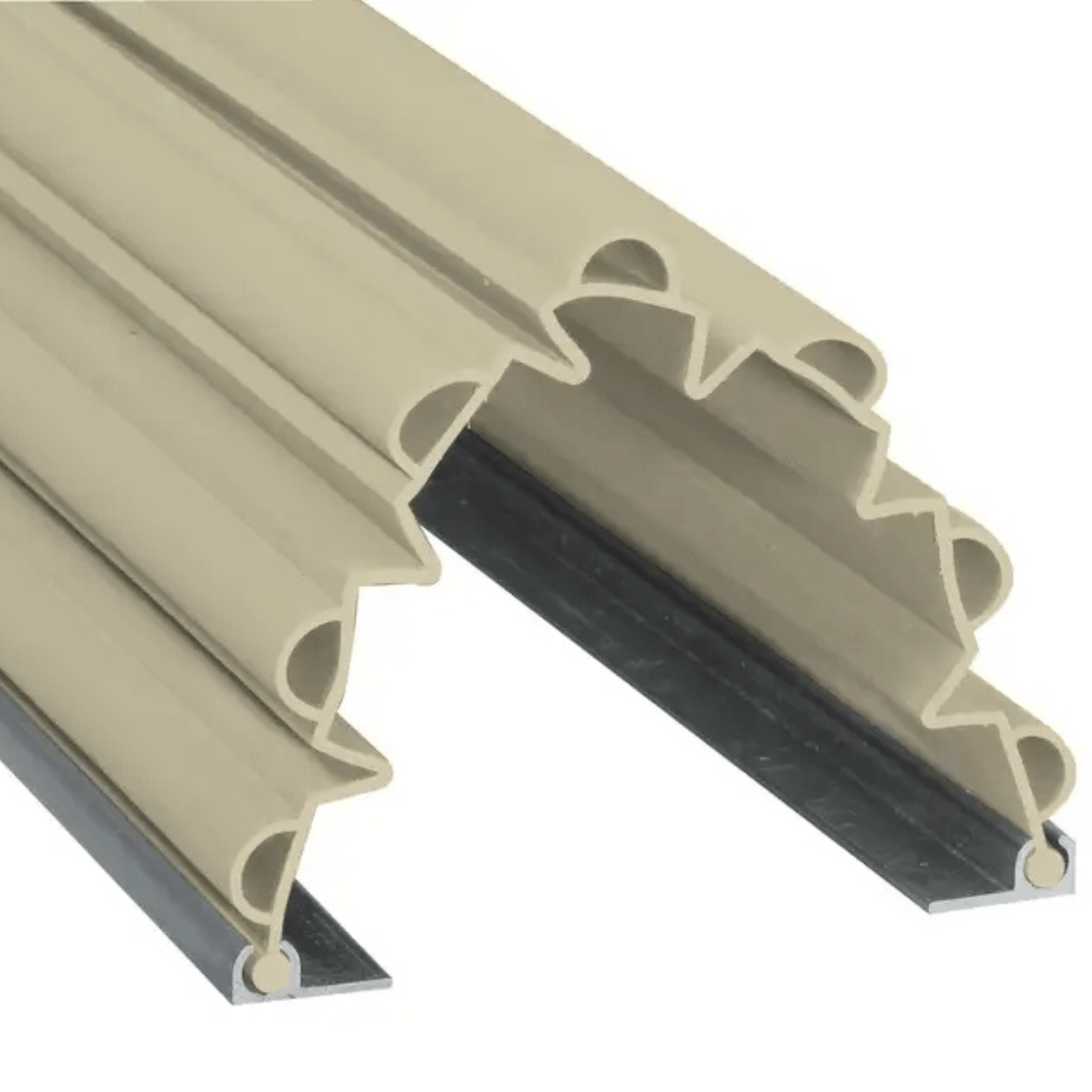 Anti pince-doigts Garomin 7 soufflets 1400 mm - Beige