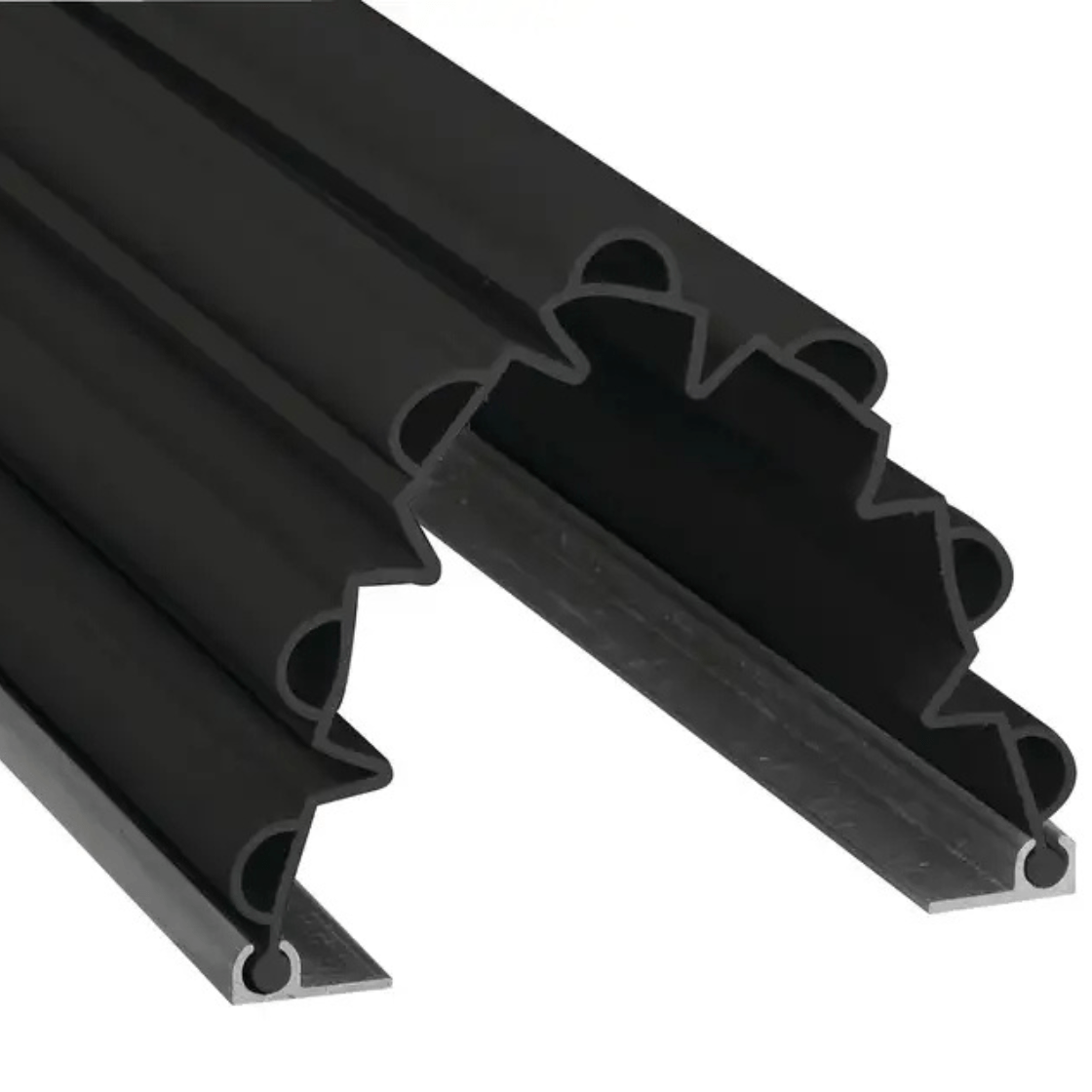 Anti pince-doigts Garomin 7 soufflets 1400 mm - Noir