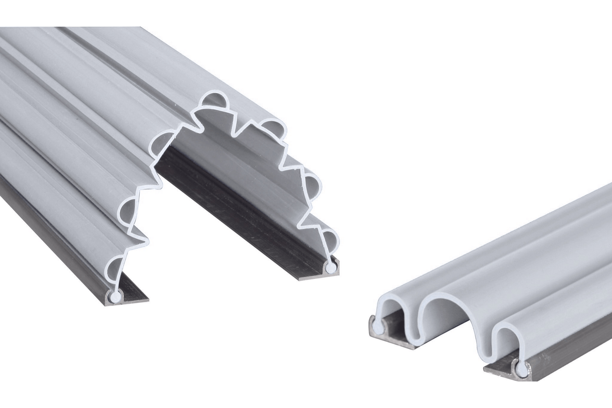 Kit anti pince-doigts 3 soufflets + 7 soufflets - 2050 mm - Gris