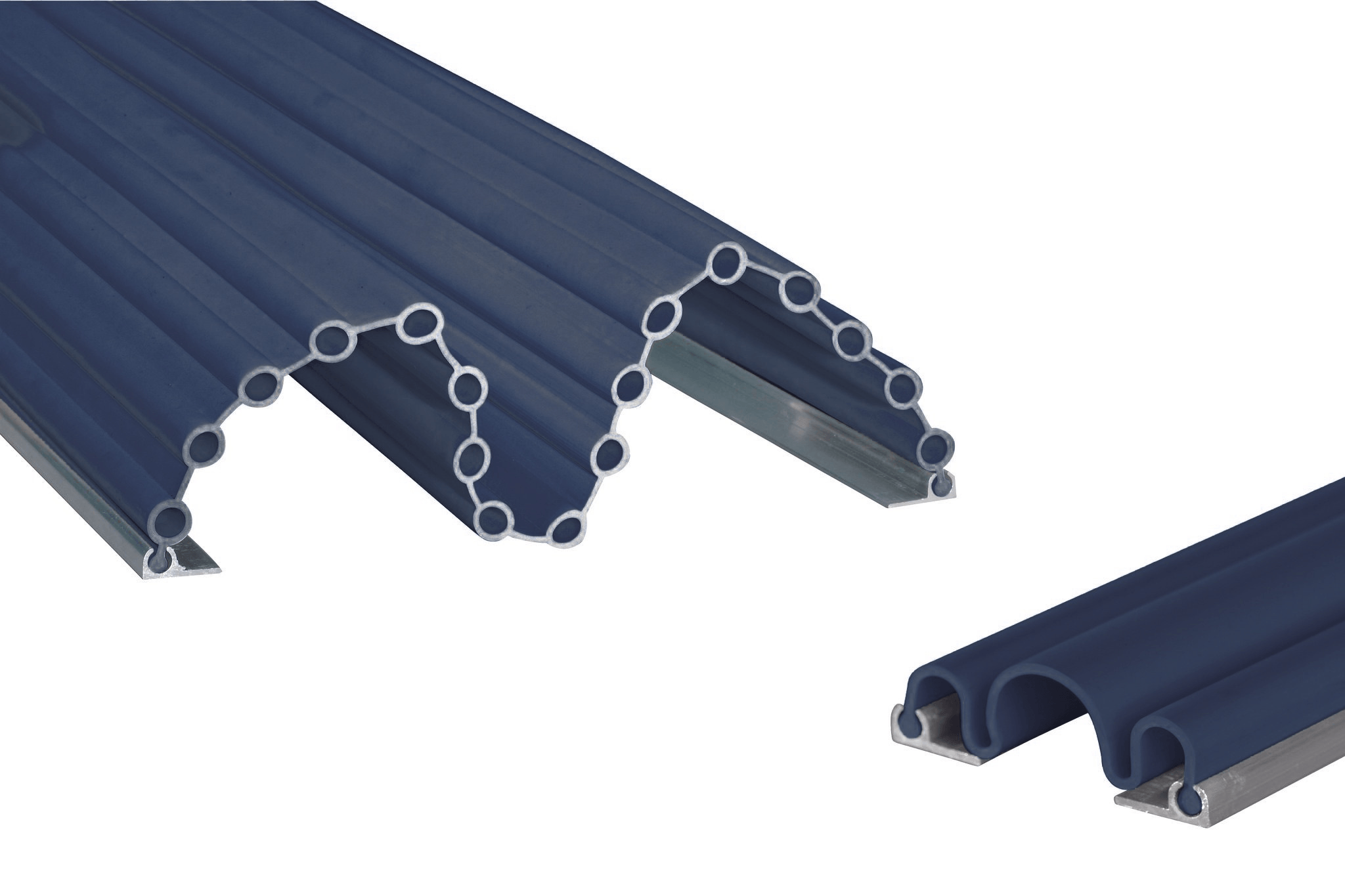 Kit anti pince-doigts 17 soufflets + 3 soufflets - 1400 mm - Bleu foncé