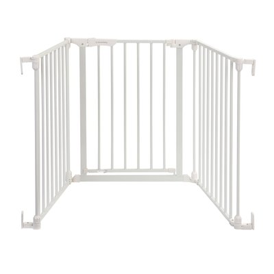 Médical et Prévention - Barrières de Sécurité Enfant - Barrière - Portillon avec rallonge 74,5 cm jusqu’à 195 cm - Blanc