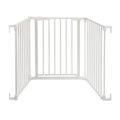 Médical et Prévention - Barrières de Sécurité Enfant - Barrière - Portillon avec rallonge 74,5 cm jusqu’à 195 cm - Blanc