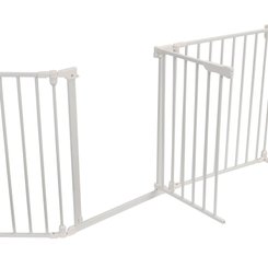 Médical et Prévention - Barrières de Sécurité Enfant - Barrière - Portillon avec rallonge 74,5 cm jusqu’à 195 cm - Blanc