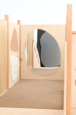 Mobilier - Structure de motricité / activité intérieur - Structure de motricité toboggan - éléments sensoriels