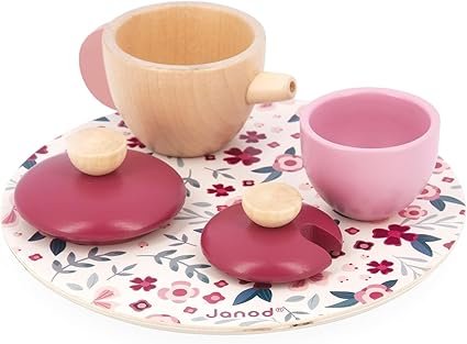 Jouets - Jouets d'Imitation et d'Imagination - Service à thé en bois