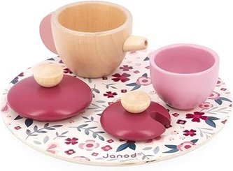 Jouets - Jouets d'Imitation et d'Imagination - Service à thé en bois