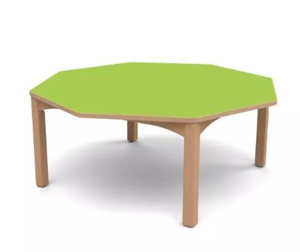 Table octogonale spéciale collectivité T00 - Vert