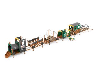 Mobilier - Aire de jeux et structure extérieure - Aire de jeux - voie ferrée