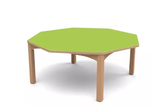 Table octogonale spéciale collectivité T0 - Vert