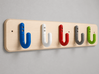 Mobilier - Banc vestiaire & Porte Manteaux - Portemanteau - 10 patères
