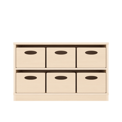 Mobilier - Meuble de rangement scolaire - Meuble de rangement 6 casiers - Melo