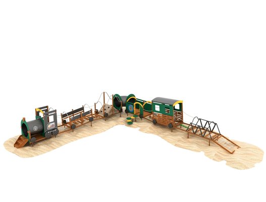 Mobilier - Aire de jeux et structure extérieure - Aire de jeux - voie ferrée