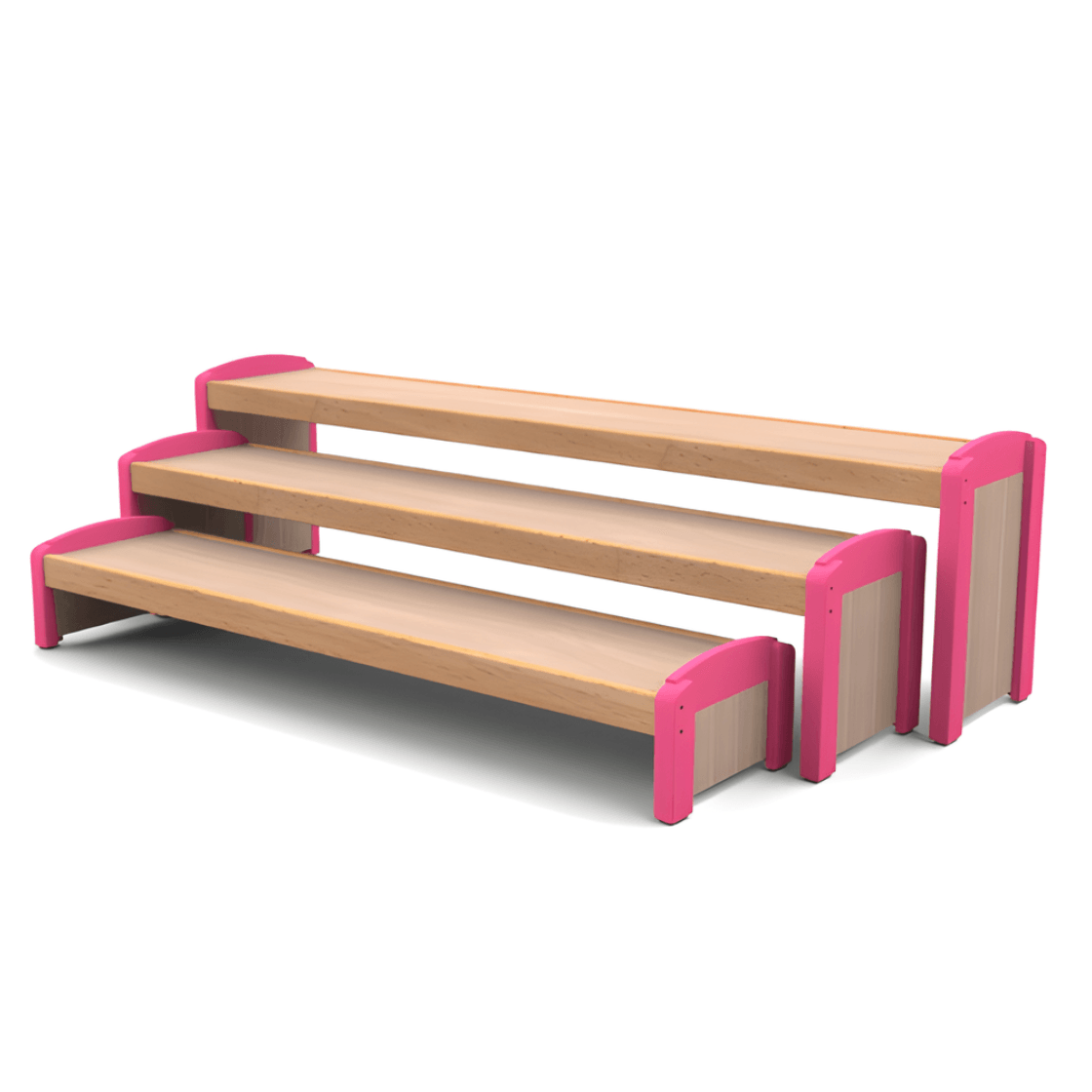 Bancs gigognes (lot de 3 bancs) - Framboise