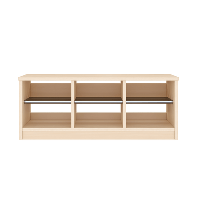Mobilier - Banc vestiaire & Porte Manteaux - Banc vestiaire 6 casiers 90x33x35cm - Nami