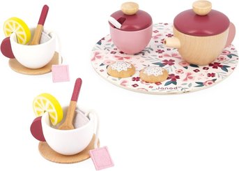 Jouets - Jouets d'Imitation et d'Imagination - Service à thé en bois