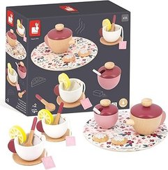 Jouets - Jouets d'Imitation et d'Imagination - Service à thé en bois