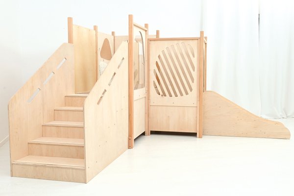 Mobilier - Structure de motricité / activité intérieur - Structure de motricité toboggan - éléments sensoriels