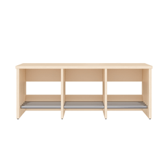 Mobilier - Banc vestiaire & Porte Manteaux - Banc de vestiaire 3 cases 90 cm - Maya