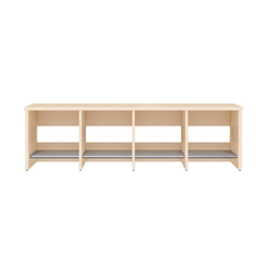 Mobilier - Banc vestiaire & Porte Manteaux - Banc de vestiaire 4 cases 120 cm - Lina