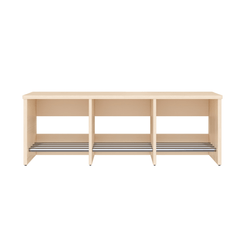 Mobilier - Banc vestiaire & Porte Manteaux - Banc de vestiaire 3 cases 100 cm - Maya