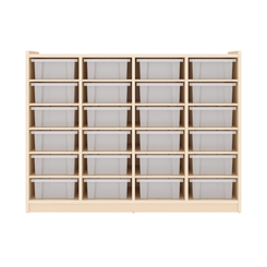 Mobilier - Meuble de rangement scolaire - Meuble de rangement avec 24 bacs - Élo