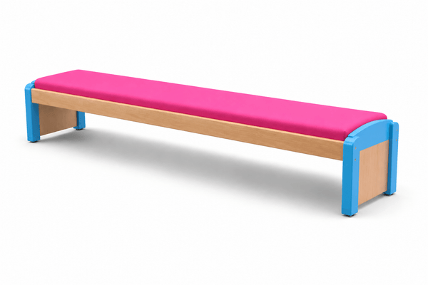 Mobilier - Banc vestiaire & Porte Manteaux - Banc scolaire sans dossier bleu wkc tc