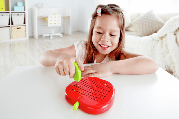 Jouets - Jouets à Empiler ou à Encastrer - Tablette magnétique à dessin - Pomme