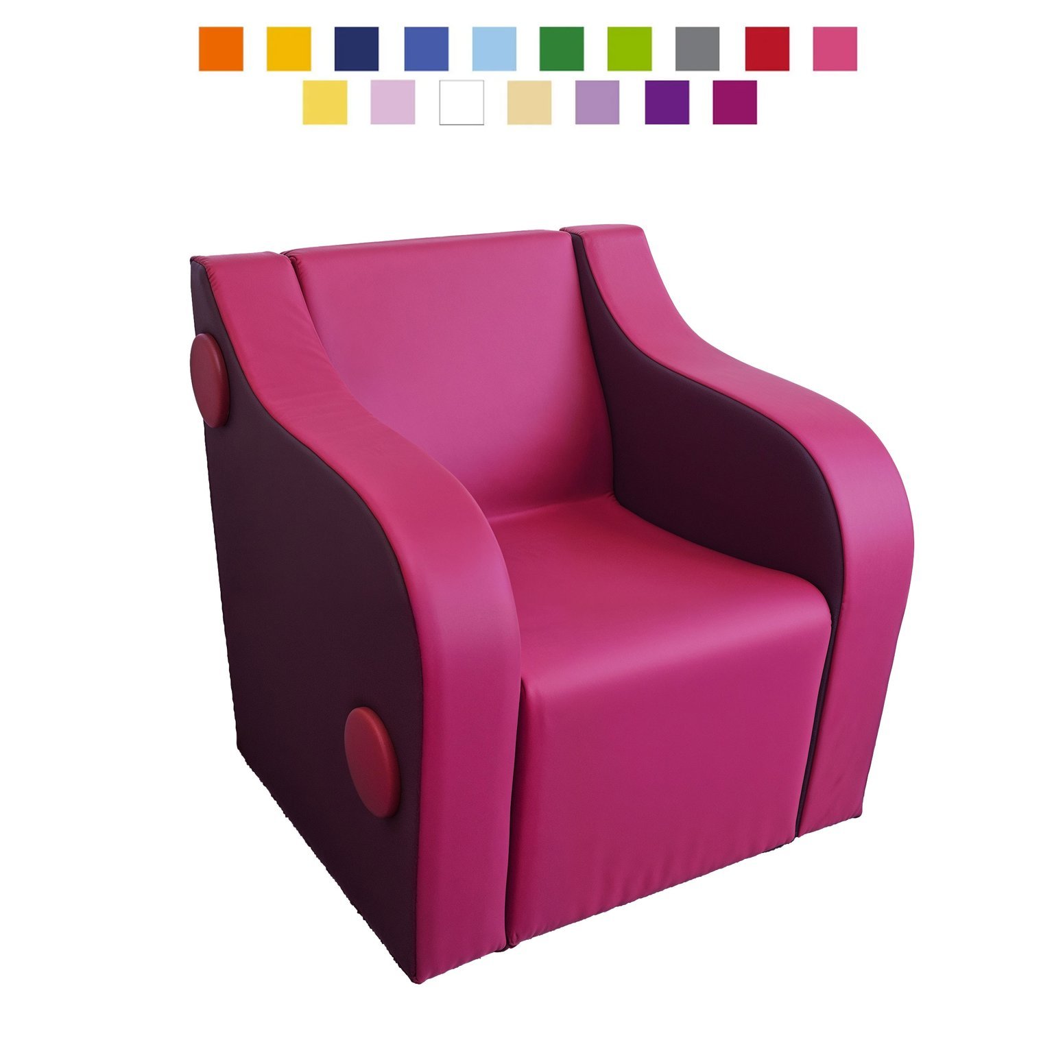 Fauteuil d'allaitement avec dossier ergonomique Fuchsia