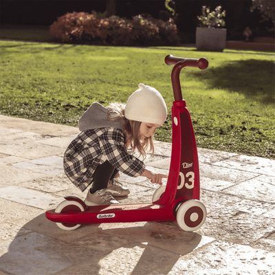 Jeux - Porteurs, Draisiennes, Marcheurs - Trottinette Dino Rouge - Italtrike