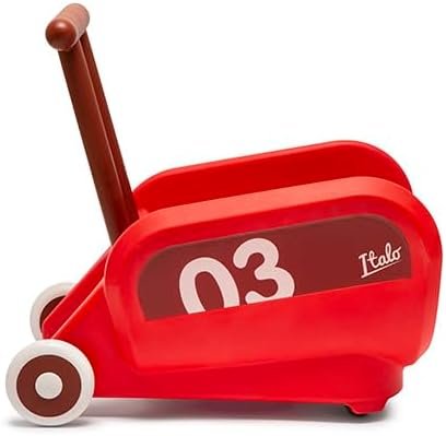 Jeux - Porteurs, Draisiennes, Marcheurs - Chariot de marche Italo Rouge - Italtrike