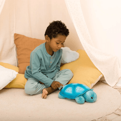 Couchage - Mobile de Lit Bébé et Veilleuse - Veilleuse tortue scintillante - Aqua