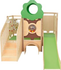 Mobilier - Structure de motricité / activité intérieur - Structure de motricité toboggan - dans les bois