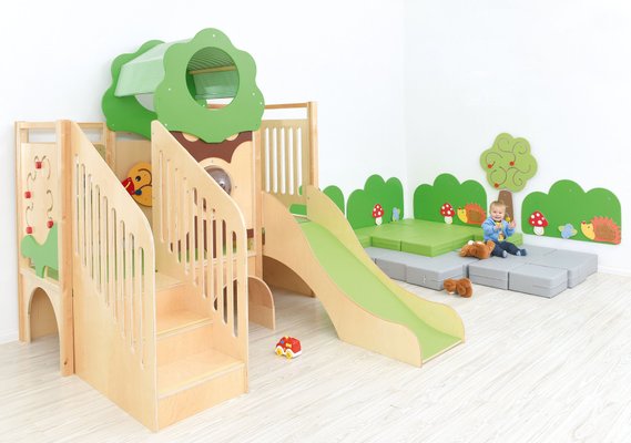 Mobilier - Structure de motricité / activité intérieur - Structure de motricité toboggan - dans les bois