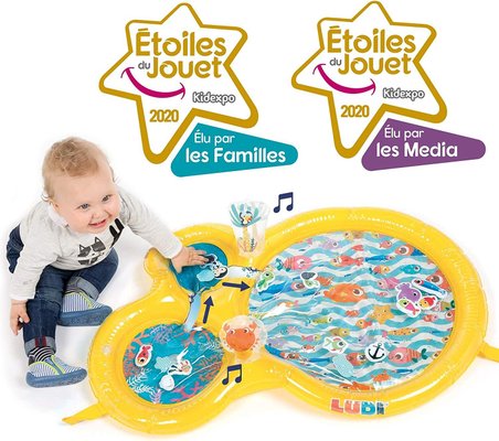 Jouets - Tapis et Jeux d'Éveil, Portiques d'Activité - Tapis d'eveil aquatique Jaune