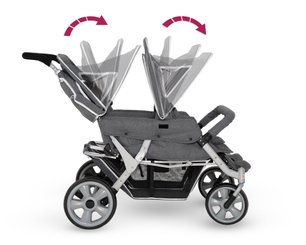 Puériculture - Poussette - Poussette 4 places cabrio buggy