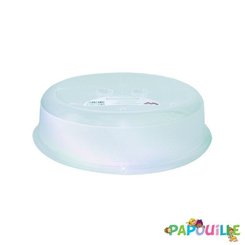 Repas - Accessoires Repas - Cloche micro-ondes dia 26,5cm transparente