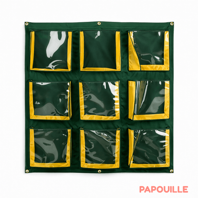 Mobilier - Accessoires pour meuble de rangement - Lot de 2 panneaux 9 pochettes