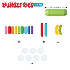 Jouets - Jeux de Construction - Set de construction magnétique - 20 Pièces - smart