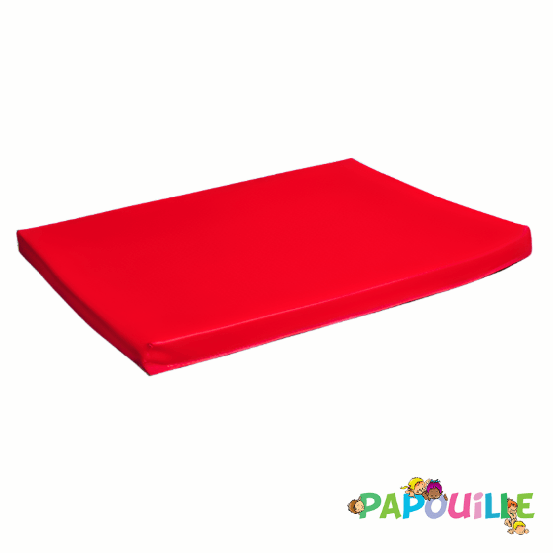 Matelas à langer plat 50 x 70 ep.4cm en mousse pvc Rouge