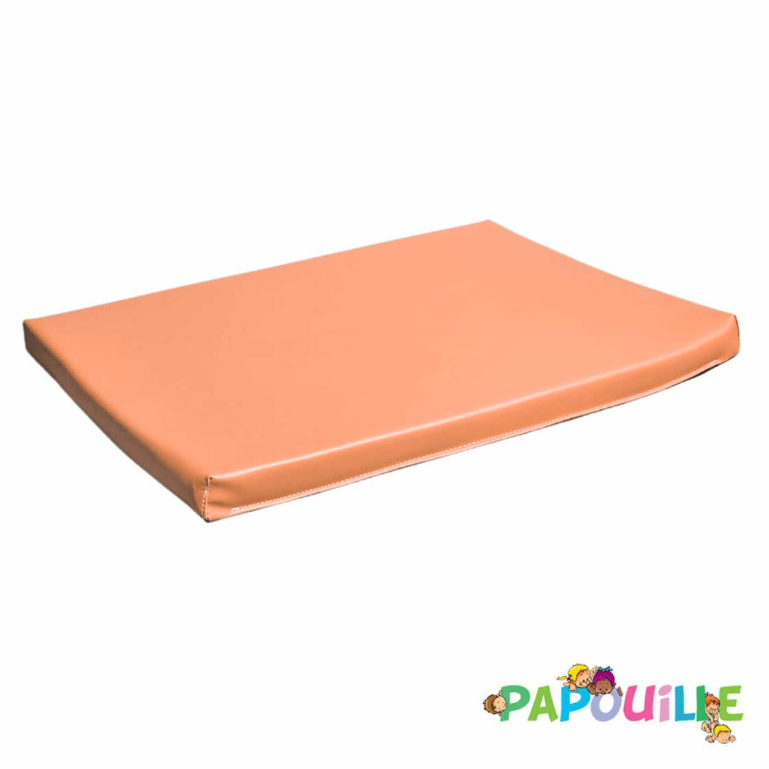 Matelas à langer plat 50 x 70 ep.4cm en mousse pvc abricot