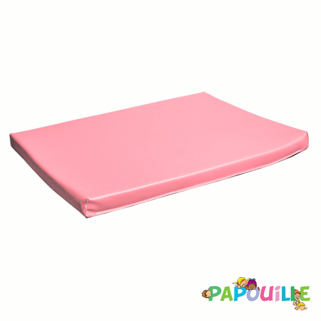 Matelas à langer plat 50 x 70 ep.4cm en mousse pvc rose